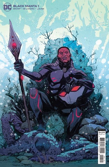 DC Comics COMIC BOOK Black Manta #1 (Of 6) Cover B Sanford Greene Card Stock Variant