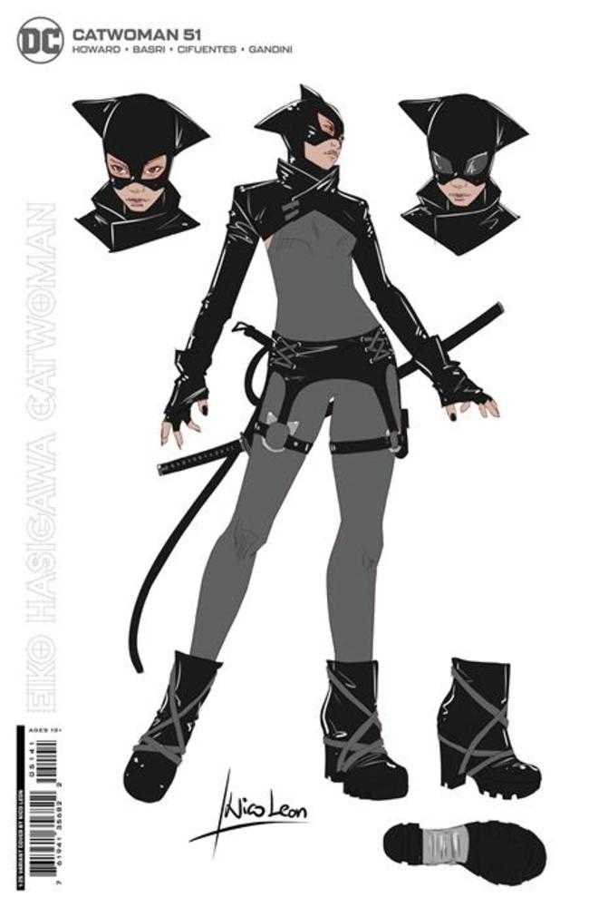 DC Comics COMIC BOOK Catwoman #51 Cover D 1 in 25 Nico Leon Card Stock Variant