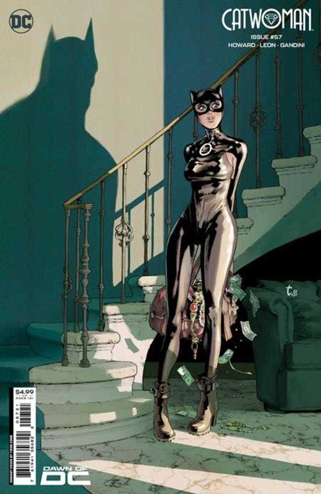 DC Comics COMIC BOOK Catwoman #57 Cover B Tirso Cons Card Stock Variant (Batman Catwoman The Gotham War)