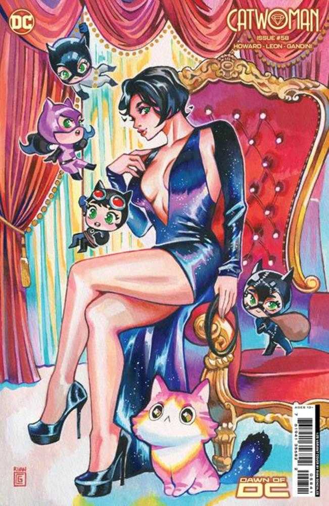 DC Comics COMIC BOOK Catwoman #58 Cover E 1 in 25 Rian Gonzales Card Stock Variant (Batman Catwoman The Gotham War)