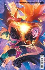 DC COMICS COMIC BOOK CHALLENGE OF THE SUPER SONS #3 (OF 7) CVR B JAMAL CAMPBELL CARD STOCK VAR