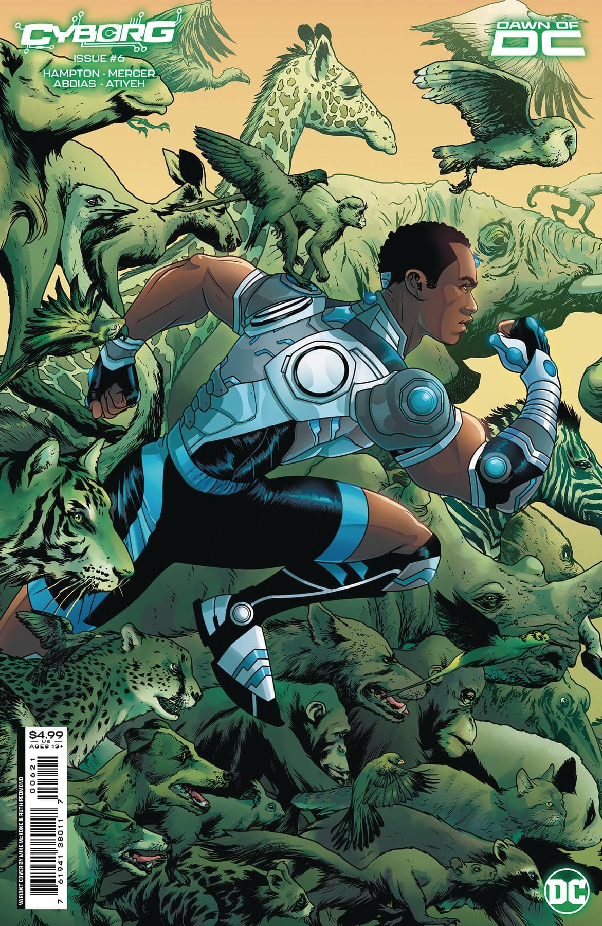 DC COMICS COMIC BOOK CYBORG #6 (OF 6) CVR B MIKE MCKONE CSV