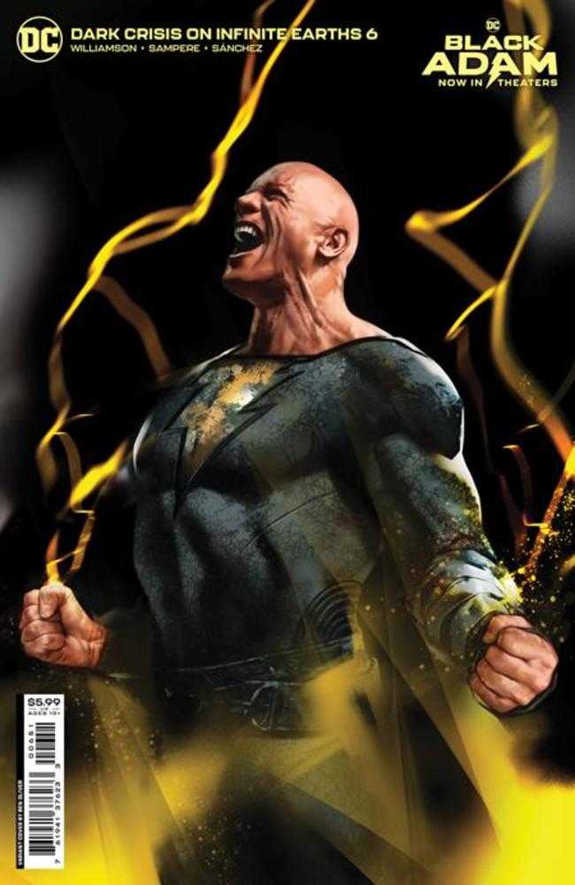 DC Comics COMIC BOOK Dark Crisis On Infinite Earths #6 (Of 7) Cover D Ben Oliver Black Adam Movie Card Stock Variant