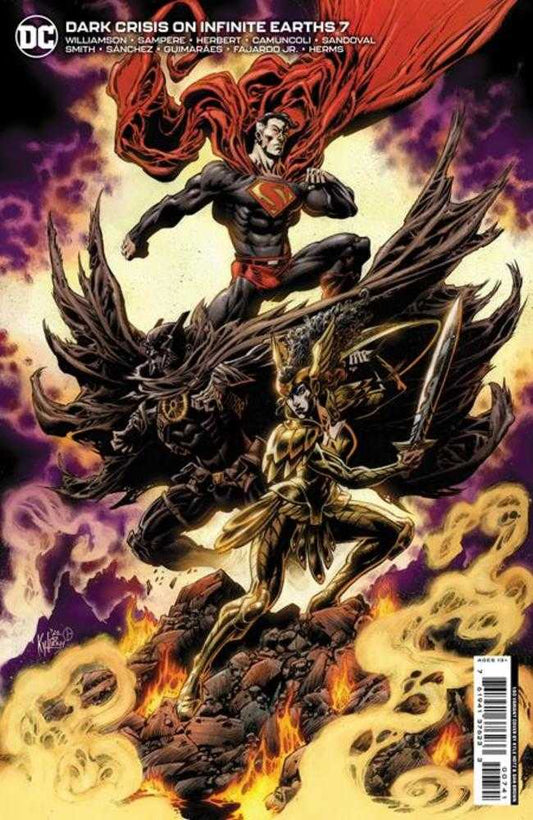 DC Comics COMIC BOOK Dark Crisis On Infinite Earths #7 (Of 7) Cover L 1 in 50 Kyle Hotz Card Stock Variant