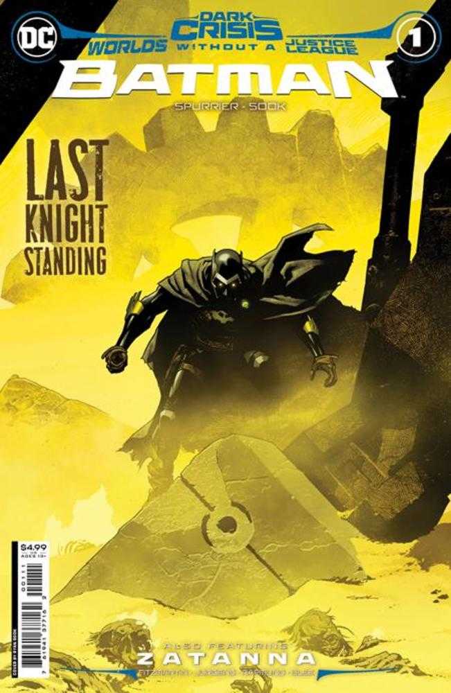 DC Comics COMIC BOOK Dark Crisis Worlds Without A Justice League Batman #1 (One Shot) Cover A Ryan Sook