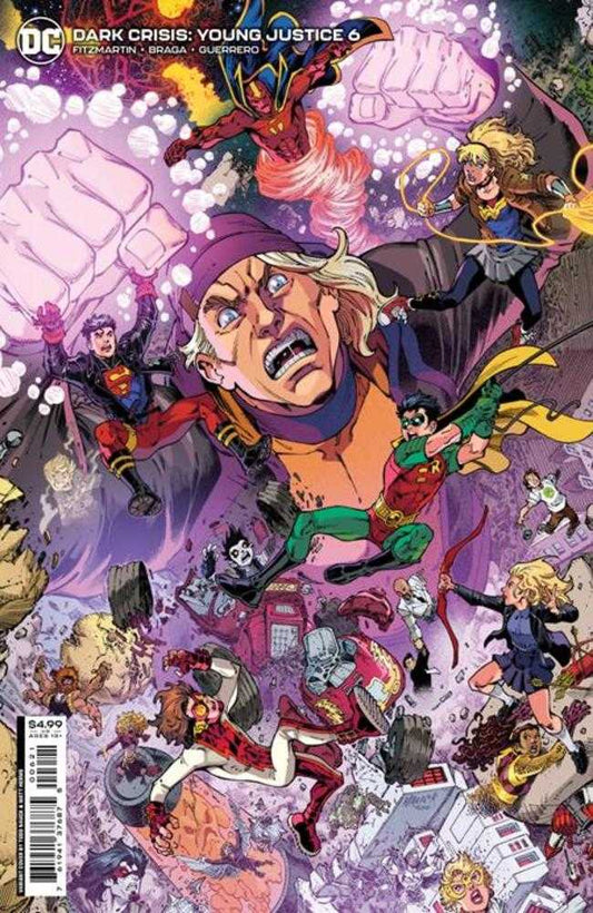 DC Comics COMIC BOOK Dark Crisis Young Justice #6 (Of 6) Cover B Todd Nauck Card Stock Variant