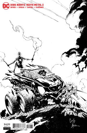 DC COMICS COMIC BOOK DARK NIGHTS DEATH METAL #2 (OF 6) 1 100 CAPULLO B AND W VAR