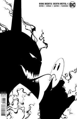DC COMICS COMIC BOOK DARK NIGHTS DEATH METAL #4 (OF 6) 1:100 B&W CARD STOCK CAPUL