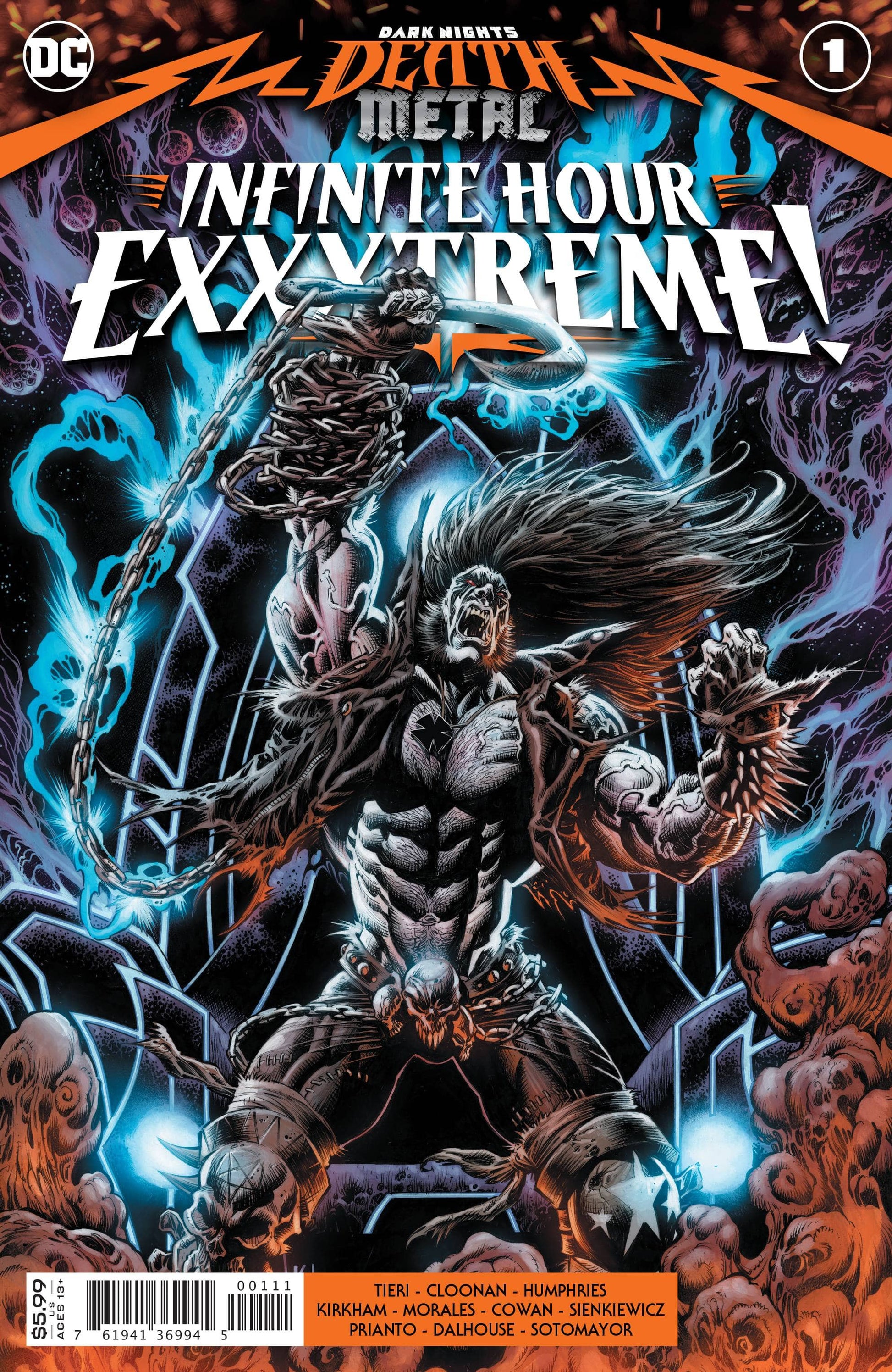 DC COMICS COMIC BOOK DARK NIGHTS DEATH METAL INFINITE HOURS EXXXTREME #1