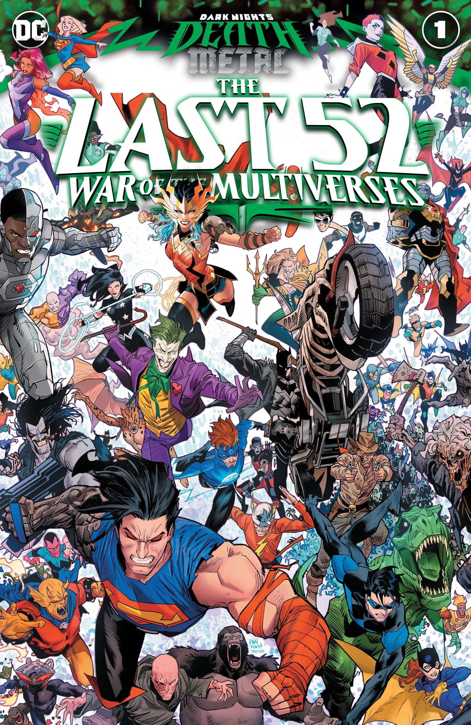 DC COMICS COMIC BOOK DARK NIGHTS DEATH METAL LAST 52 WAR MULTIVERSE #1
