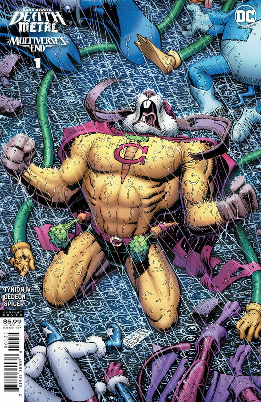DC COMICS comic book DARK NIGHTS DEATH METAL MULTIVERSES END #1 1:25 VAR ED