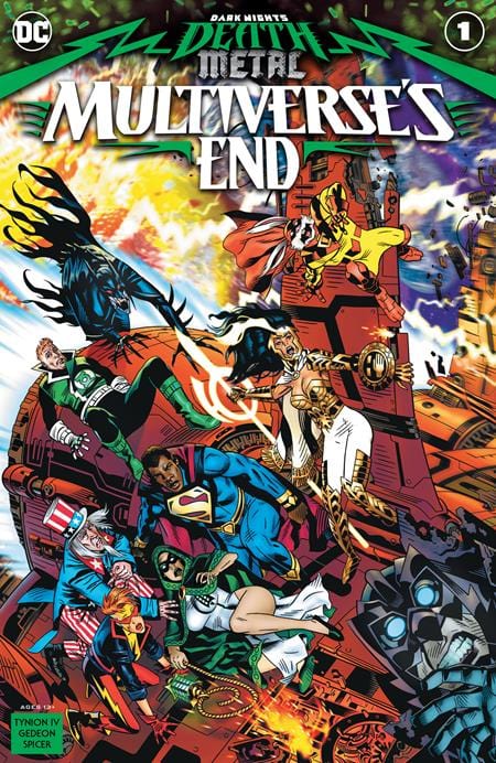 DC COMICS comic book DARK NIGHTS DEATH METAL MULTIVERSES END #1 (ONE SHOT) CVR A MICHAEL GOLDEN