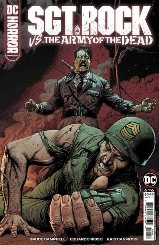 DC Comics COMIC BOOK DC Horror Presents Sgt Rock vs The Army Of The Dead #6 (Of 6) Cover A Gary Frank (Mature)