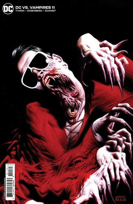 DC Comics COMIC BOOK DC vs Vampires #11 (Of 12) Cover C 1 in 25 Steve Beach Card Stock Variant