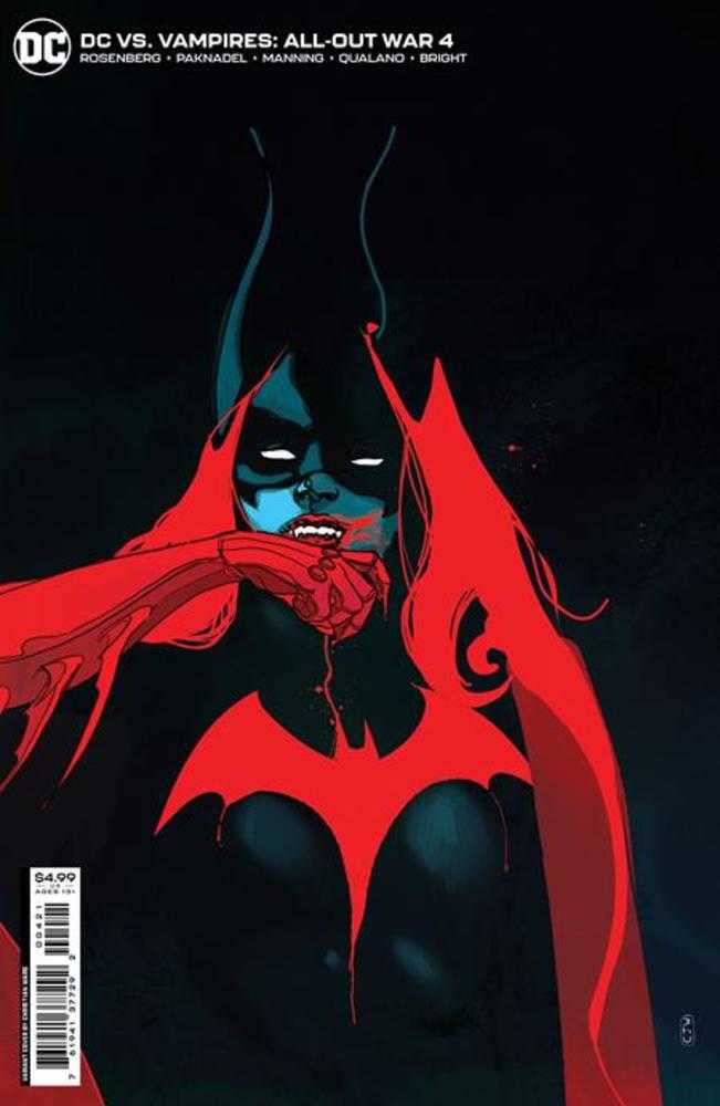 DC Comics COMIC BOOK DC vs Vampires All-Out War #4 (Of 6) Cover B Christian Ward Card Stock Variant