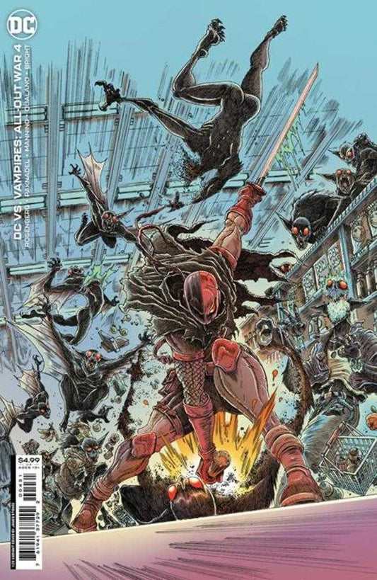 DC Comics COMIC BOOK DC vs Vampires All-Out War #4 (Of 6) Cover C 1 in 25 James Stokoe Card Stock Variant