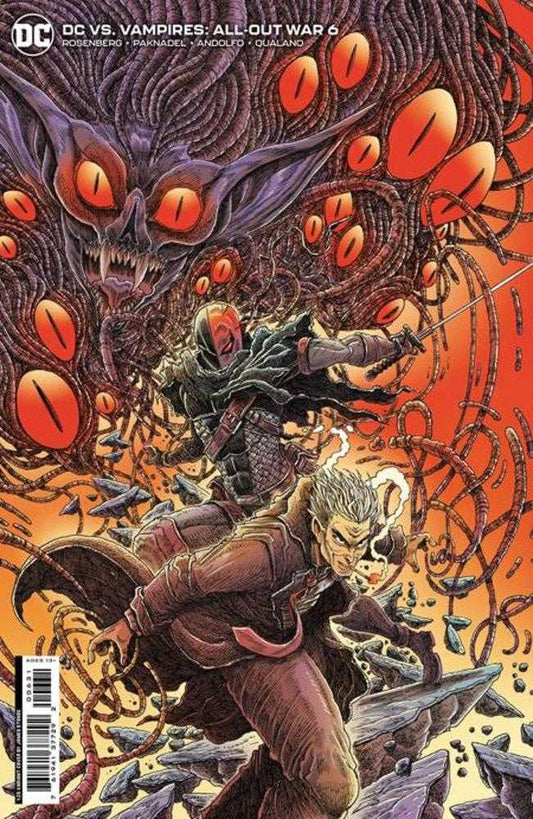 DC Comics COMIC BOOK DC vs Vampires All-Out War #6 (Of 6) Cover C 1 in 25 James Stokoe Card Stock Variant