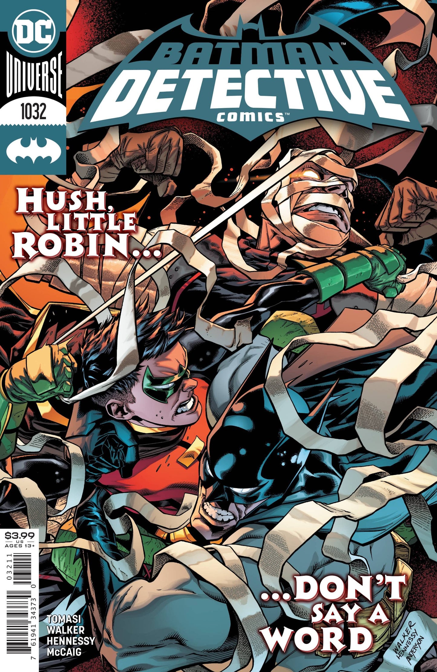 DC COMICS COMIC BOOK DETECTIVE COMICS #1032