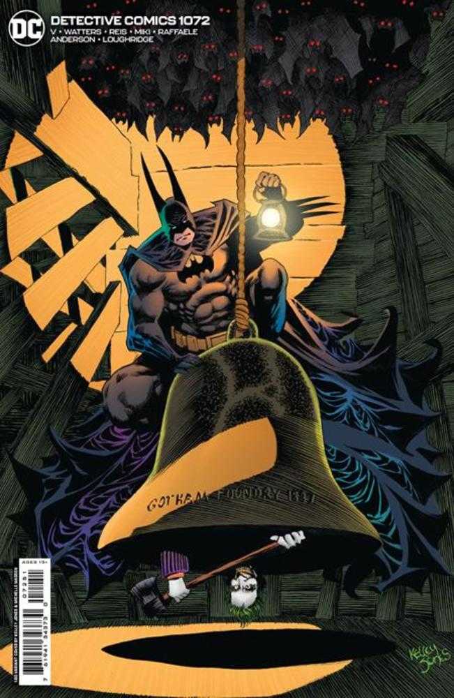 DC Comics COMIC BOOK Detective Comics #1072 Cover E 1 in 50 Kelley Jones Foil Variant