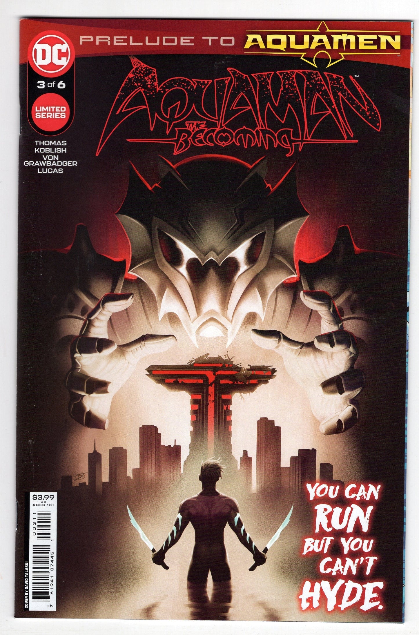 DC Comics COMIC BOOK FINE+ Aquaman The Becoming #3 (Of 6) Cover A David Talaski