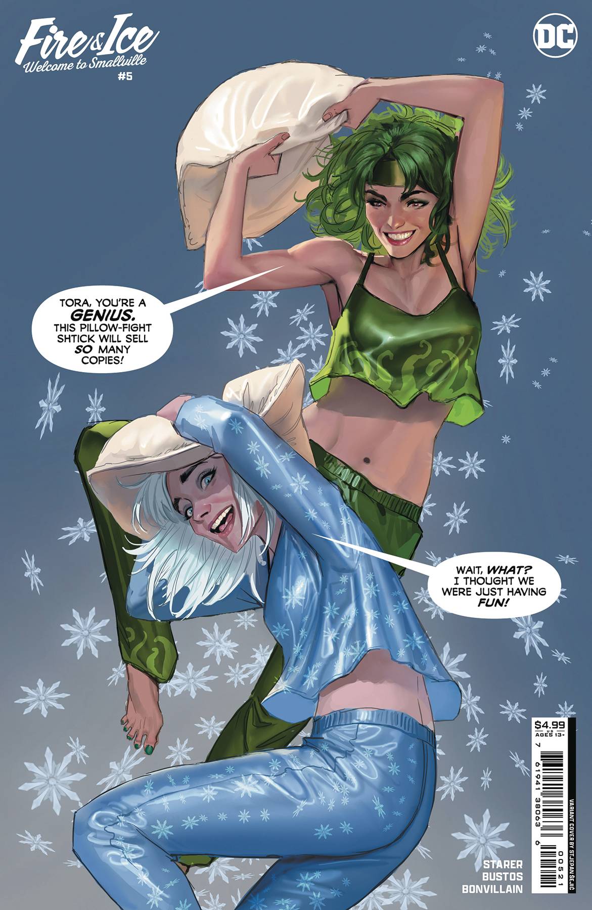 DC COMICS COMIC BOOK FIRE & ICE WELCOME TO SMALLVILLE #5 (OF 6) CVR B SEJIC CSV