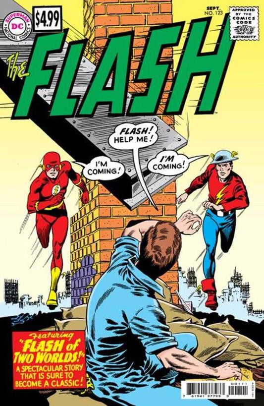 DC Comics COMIC BOOK Flash #123 Facsimile Edition (2023)