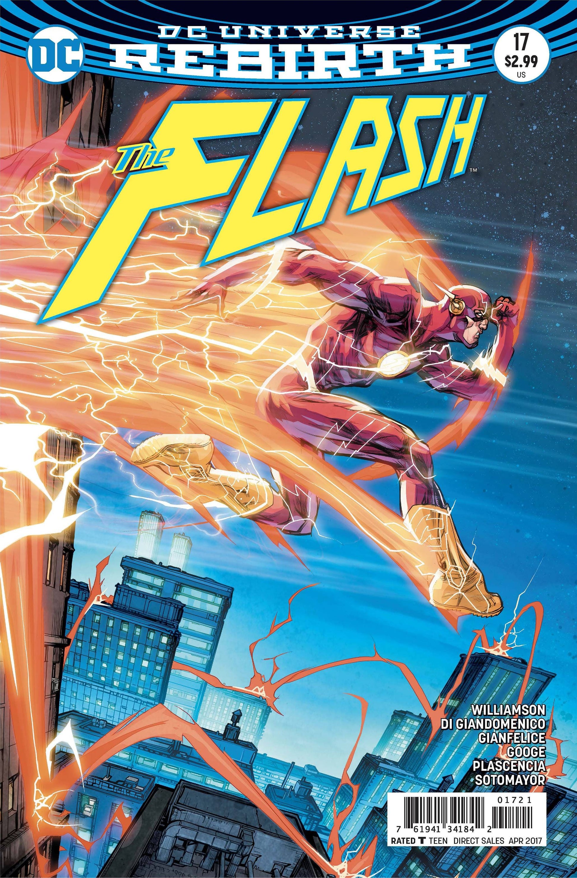 DC COMICS COMIC BOOK FLASH #17 VAR ED
