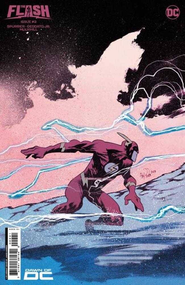 DC Comics COMIC BOOK Flash #2 Cover E 1 in 25 James Harren Card Stock Variant