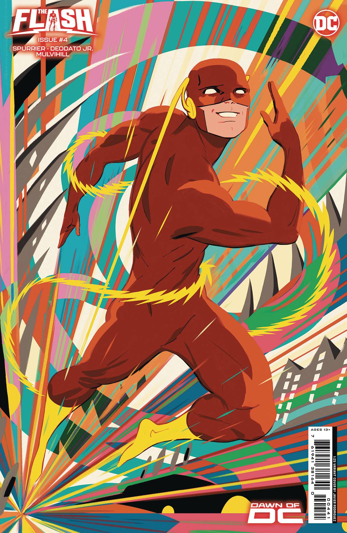 DC COMICS COMIC BOOK FLASH #4 CVR E INC 1:25 JAVIER RODRIGUEZ CSV