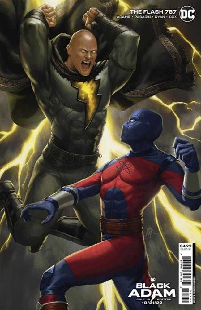 DC Comics COMIC BOOK Flash #787 Cover C Ejikure Black Adam Movie Card Stock Variant