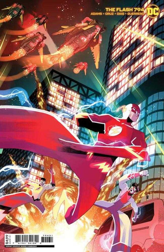 DC Comics COMIC BOOK Flash #794 Cover C George Kambadais Card Stock Variant (One-Minute War)