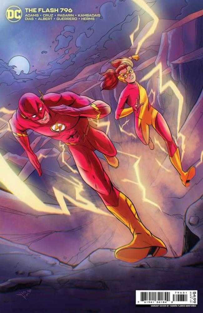 DC Comics COMIC BOOK Flash #796 Cover C Yasmin Flores Montanez Card Stock Variant (One-Minute War)