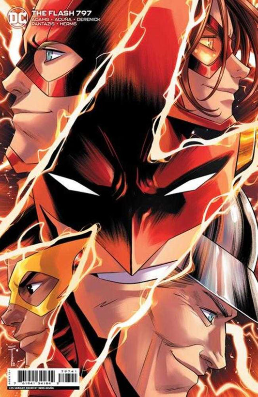 DC Comics COMIC BOOK Flash #797 Cover E 1 in 25 Serg Acuna Card Stock Variant