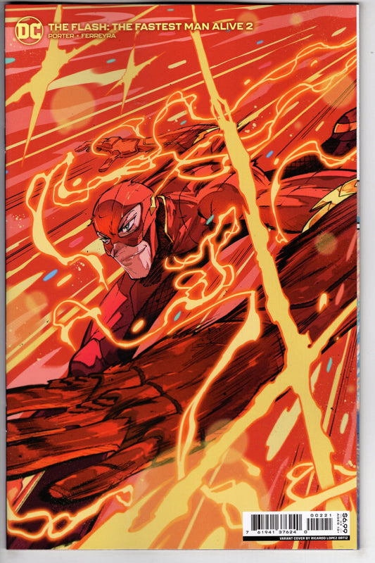 DC Comics COMIC BOOK Flash The Fastest Man Alive #2 (Of 3) Cover B Ricardo Lopez Ortiz Card Stock Variant