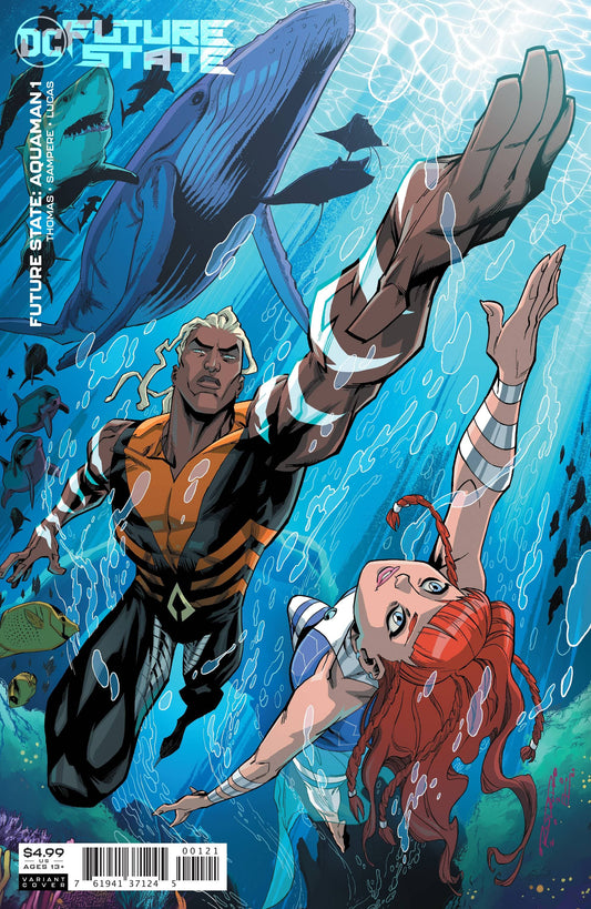 DC COMICS COMIC BOOK FUTURE STATE AQUAMAN #1 CARD STOCK VAR ED