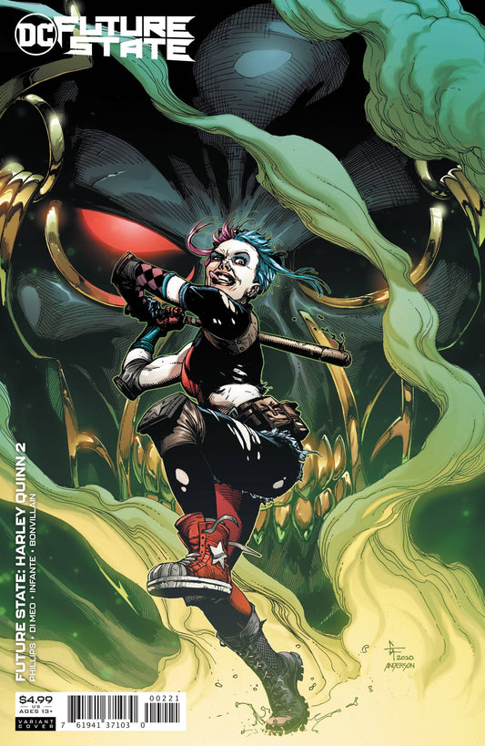 DC COMICS COMIC BOOK FUTURE STATE HARLEY QUINN #2 CARDSTOCK VAR ED
