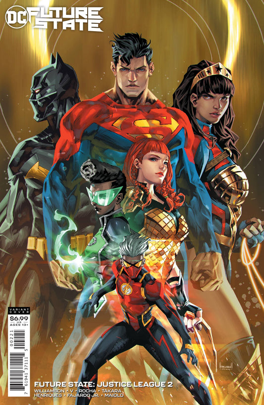 DC COMICS COMIC BOOK FUTURE STATE JUSTICE LEAGUE #2 CARDSTOCK VAR ED