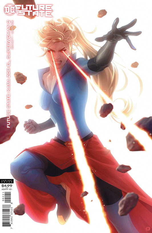 DC COMICS COMIC BOOK FUTURE STATE KARA ZOR EL SUPERWOMAN #2 CARDSTOCK VAR ED