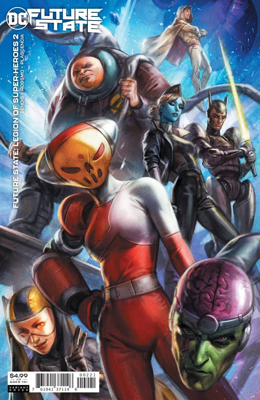 DC COMICS COMIC BOOK FUTURE STATE LEGION OF SUPER HEROES #2 CARDSTOCK VAR ED