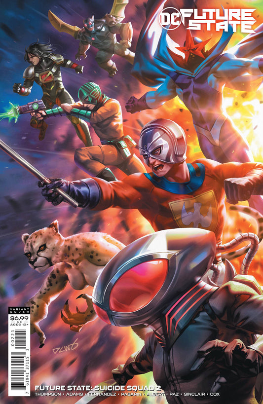 DC COMICS COMIC BOOK FUTURE STATE SUICIDE SQUAD #2 CARDSTOCK VAR ED