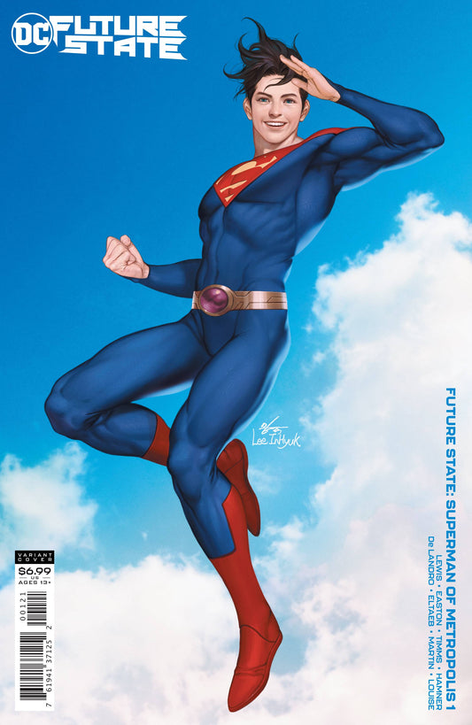 DC COMICS COMIC BOOK FUTURE STATE SUPERMAN OF METROPOLIS #1 CARD STOCK VAR ED