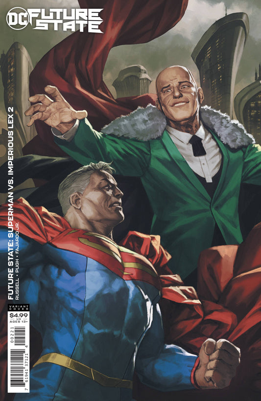 DC COMICS COMIC BOOK FUTURE STATE SUPERMAN VS IMPERIOUS LEX #2 CARDSTOCK VAR ED