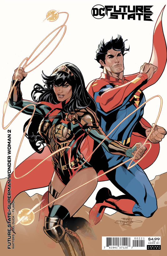 DC COMICS COMIC BOOK FUTURE STATE SUPERMAN WONDER WOMAN #2 CARDSTOCK VAR ED
