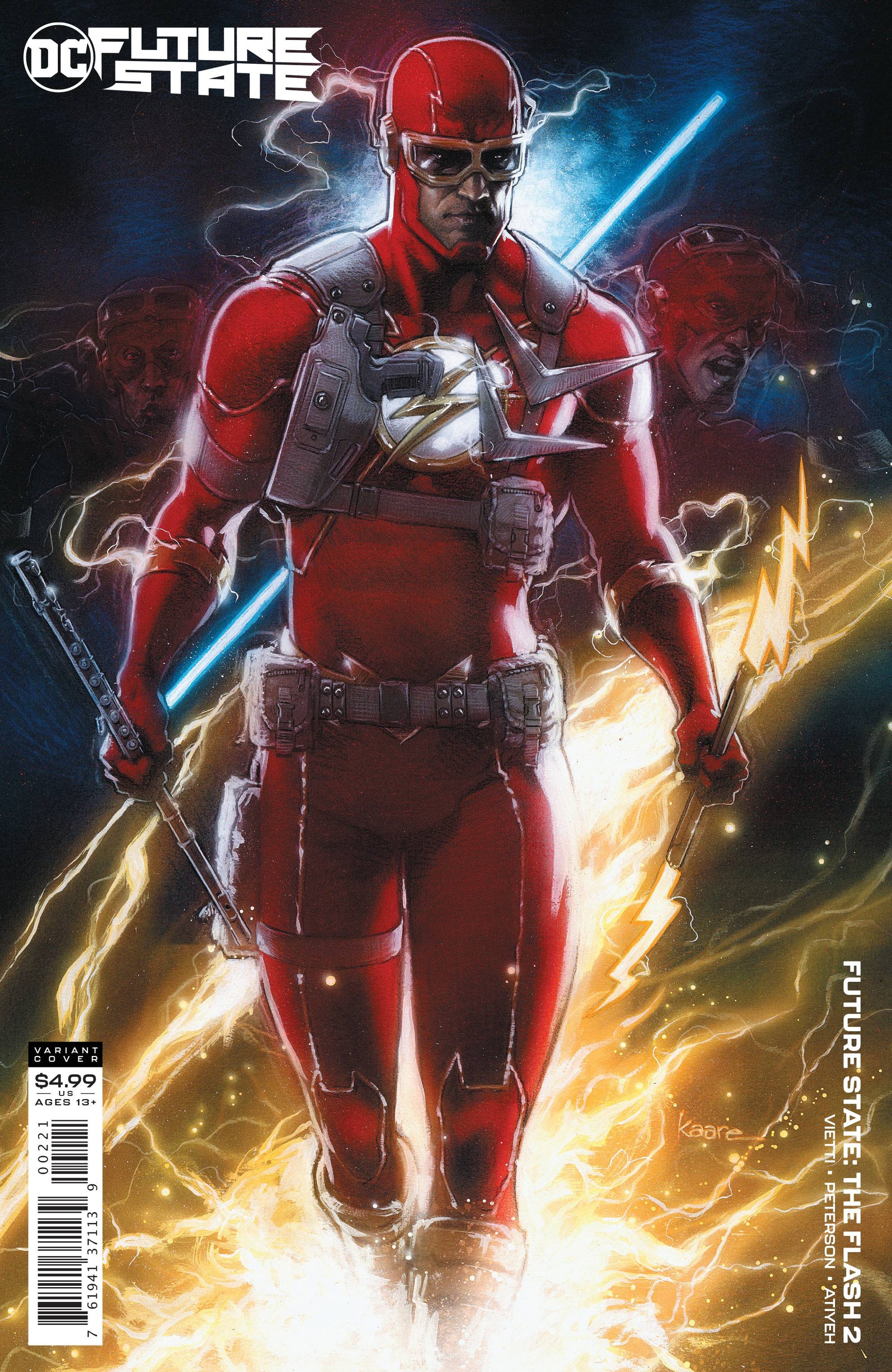 DC COMICS COMIC BOOK FUTURE STATE THE FLASH #2 CARDSTOCK VAR ED