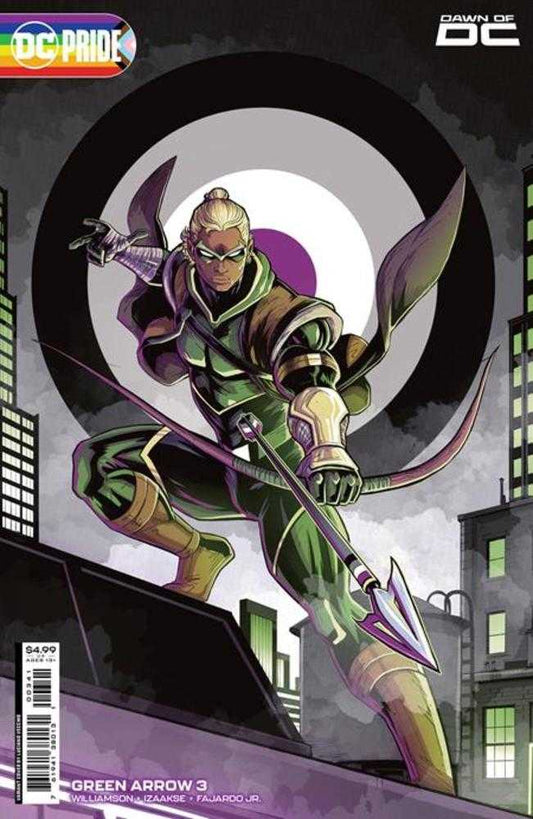 DC Comics COMIC BOOK Green Arrow #3 (Of 6) Cover C Luciano Vecchio DC Pride Card Stock Variant