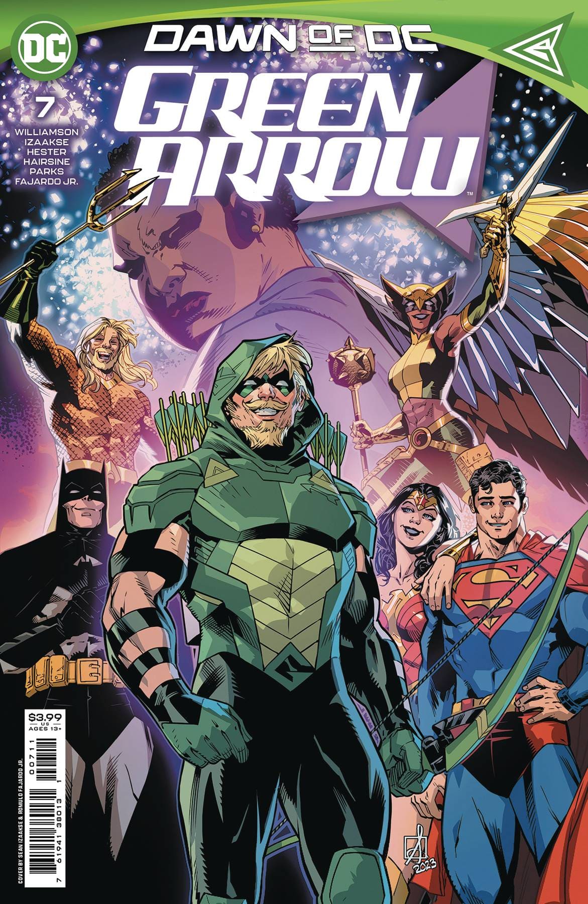 DC COMICS COMIC BOOK GREEN ARROW #7 (OF 12) CVR A SEAN IZAAKSE