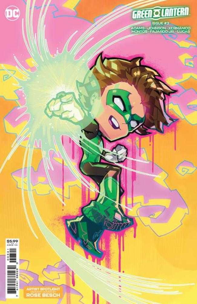 DC Comics COMIC BOOK Green Lantern #3 Cover C Rose Besch Creator Card Stock Variant