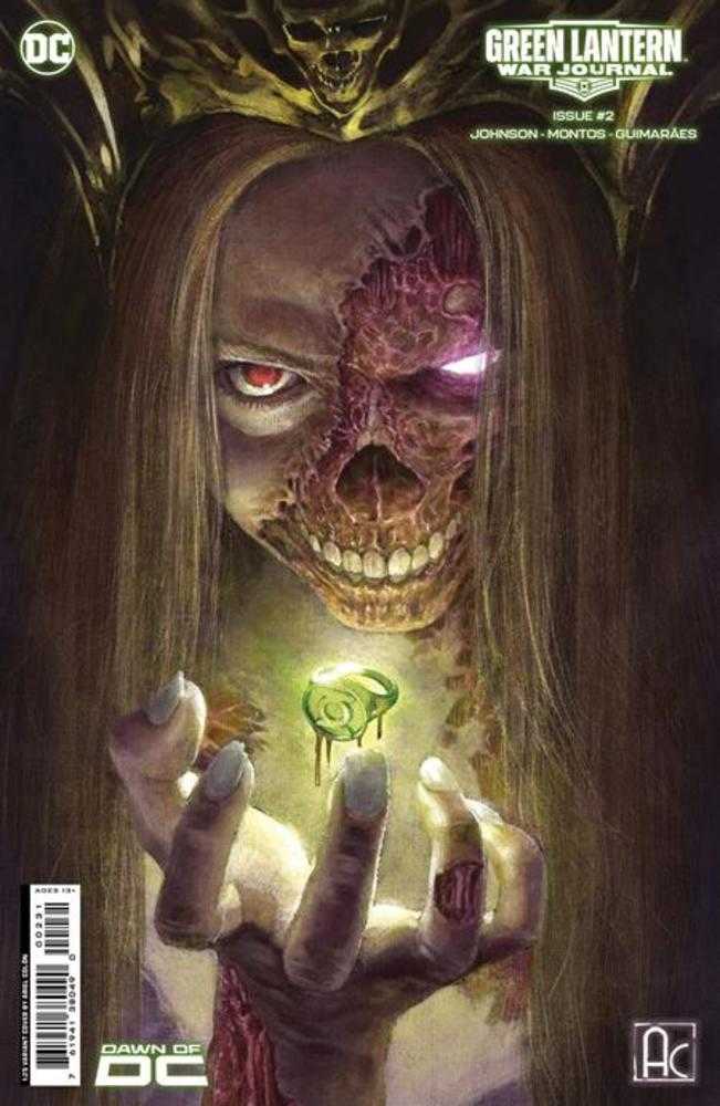 DC Comics COMIC BOOK Green Lantern War Journal #2 Cover E 1 in 25 Ariel Colon Card Stock Variant
