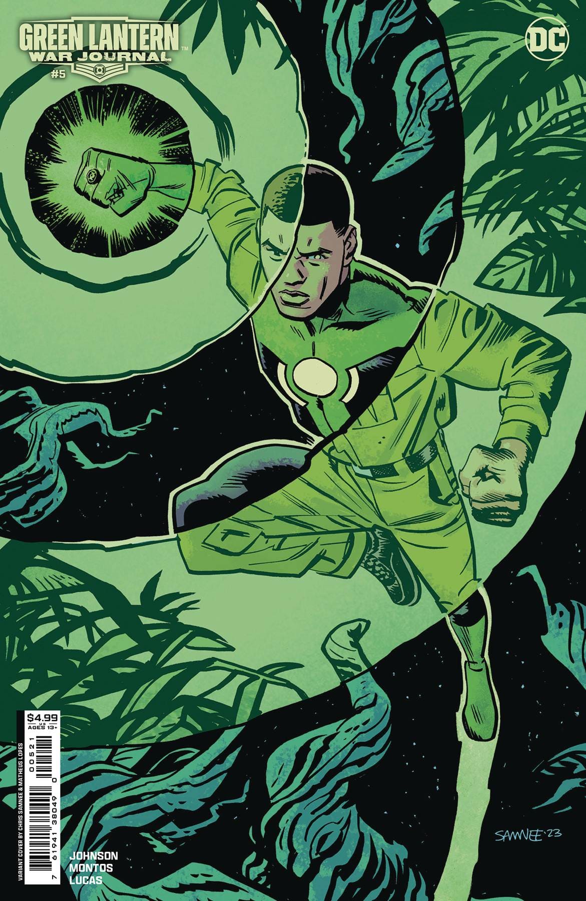 DC COMICS COMIC BOOK GREEN LANTERN WAR JOURNAL #5 CVR B CHRIS SAMNEE CSV