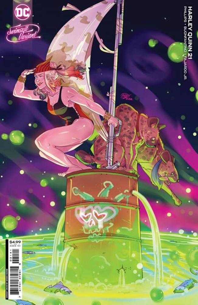 DC Comics COMIC BOOK Harley Quinn #21 Cover D Megan Huang Swimsuit Card Stock Variant